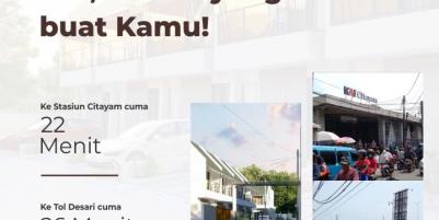 Rumah modern 500jtan di Sawangan Depok cocok untuk milenial 