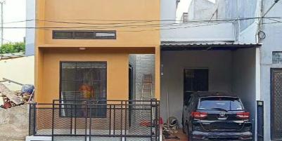 Rumah mezzanine plus rooftop di Jati Asih Bekasi bonus furnish 