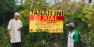 Di jual Tanah Luas 964 m² Jln Kubang Cibodas Puncak