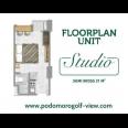 Sewa Apartement Podomoro Golf View Studio Bulanan Murah Cimanggis Depok Tapos Cibubur Bogor gunung putri