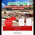 Tanah kavling Pondok Kelapa Duren Sawit Jakarta Timur