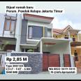 Rumah baru kompleks bebas banjir Pondok Kelapa Jakarta Timur 