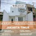 Rumah siap huni Ceger Taman Mini Cipayung Jakarta Timur 