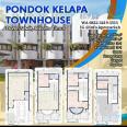 Rumah modern 4lantai Pondok Kelapa Townhouse Duren Sawit Jakarta Timur 