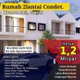 Rumah cluster 2lantai Condet Jakarta Timur 