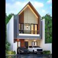 Rumah Scandinavian Pancoran Mas dekat Stasiun Depok 
