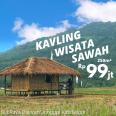 Jual Tanah Kavling Sawah Produktif View Pegunungan 250 m2 Hanya 99jt di Jonggol Bogor