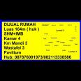 Rumah dan toko di perumnas depok 1 jalan mawar raya depok 1