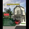 Rumah Scandinavian di Perumahan Sawangan Depok dekat Tol 