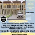 Rumah cluster mewah ,2 lt dg smart lock system dkt jaksel