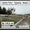 Tanah kavling siap bangun Munjul Cipayung Jakarta Timur 