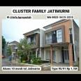 Rumah ready 2lt Cluster Family Jatimurni Bekasi 