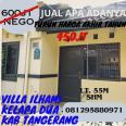 VILLA ILHAMI TANGERANG, DIJUAL MURAH SAJA!