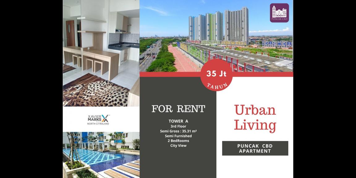 Apartemen Puncak CBD Surabaya ~ 2BR, Semi Furnished. Apartemen Puncak CBD Surabaya ~ 2BR, Semi Furnished.