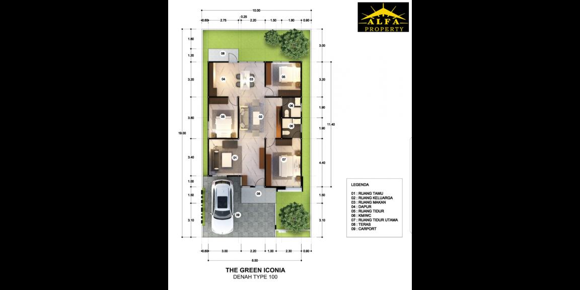 Rumah The Green Econia, Pontianak, Kalimantan Barat Rumah The Green Econia, Pontianak, Kalimantan Barat