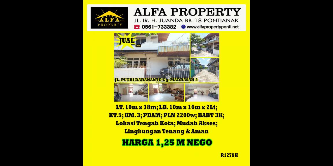 Rumah Dijual Gg. Madrasah 2 Kota Pontianak Rumah Dijual Gg. Madrasah 2 Kota Pontianak