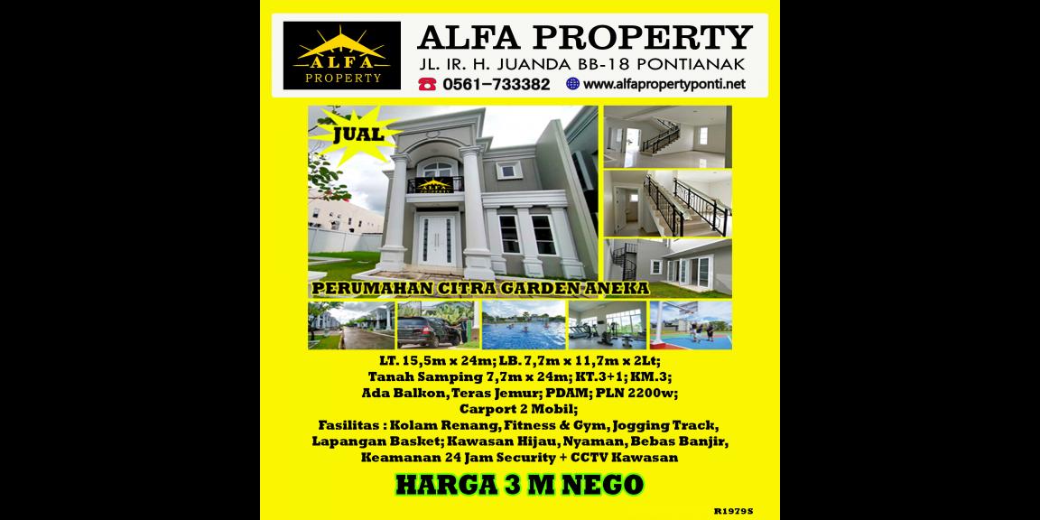 Dijual Rumah Citra Garden Aneka Kota Pontianak Dijual Rumah Citra Garden Aneka Kota Pontianak