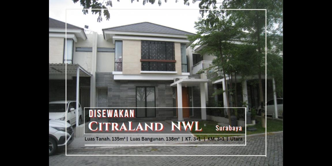 SEWA Rumah dg View Danau di CitraLand North West Lake, Surabaya. SEWA Rumah dg View Danau di CitraLand North West Lake, Surabaya.
