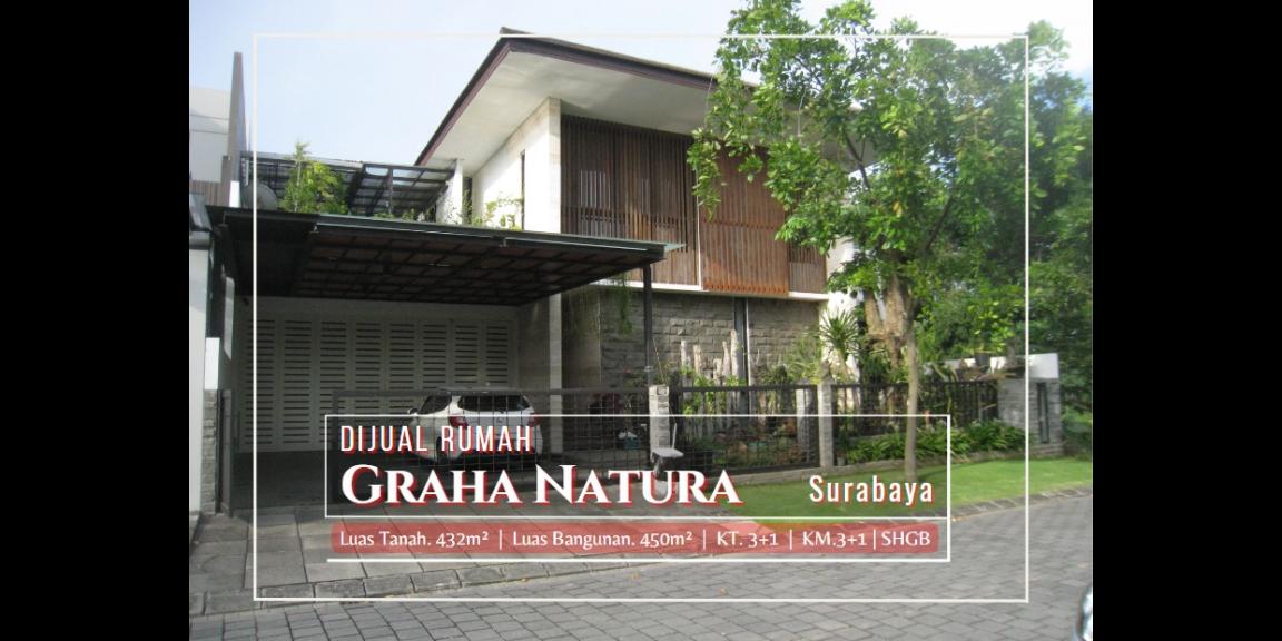 Rumah Bagus Elegan HGB di Graha Natura, Surabaya Rumah Bagus Elegan HGB di Graha Natura, Surabaya