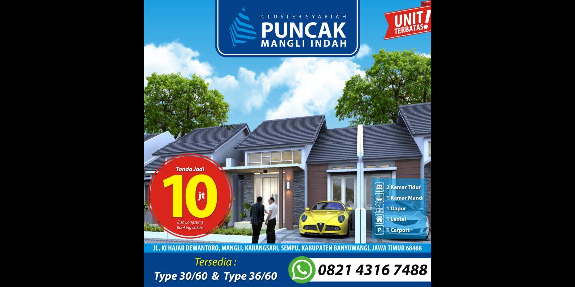 CLUSTER SYARIAH PUNCAK MANGLI INDAH CLUSTER SYARIAH PUNCAK MANGLI INDAH