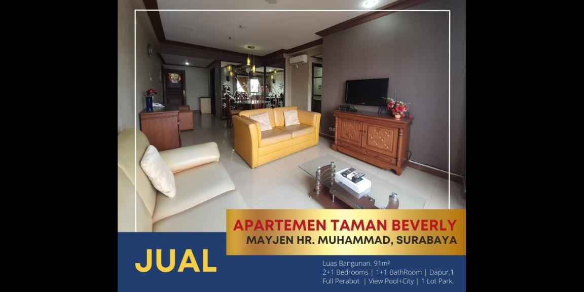 Apartemen Taman Beverly, Mayjen HR. Muhammad - Surabaya. Apartemen Taman Beverly, Mayjen HR. Muhammad - Surabaya.