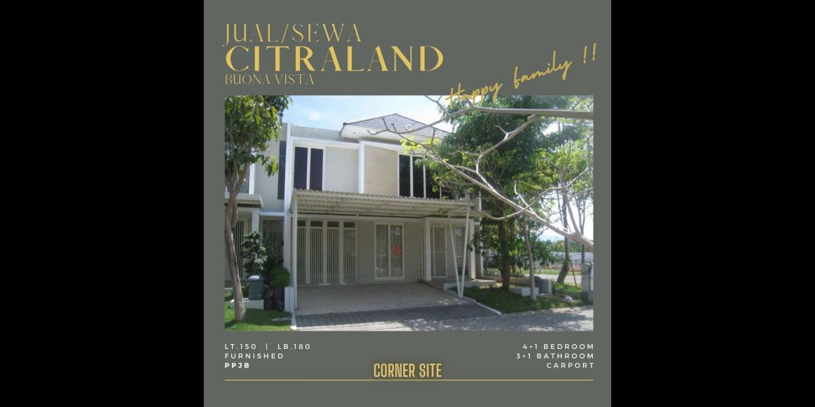 Rumah Citraland Buona Vista Surabaya | Happy Family Rumah Citraland Buona Vista Surabaya | Happy Family