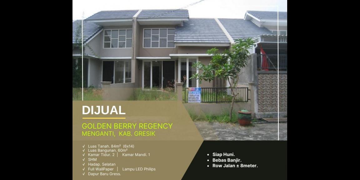 Rumah Cantik Siap Huni Golden Berry Regency, Menganti, Gresik Rumah Cantik Siap Huni Golden Berry Regency, Menganti, Gresik