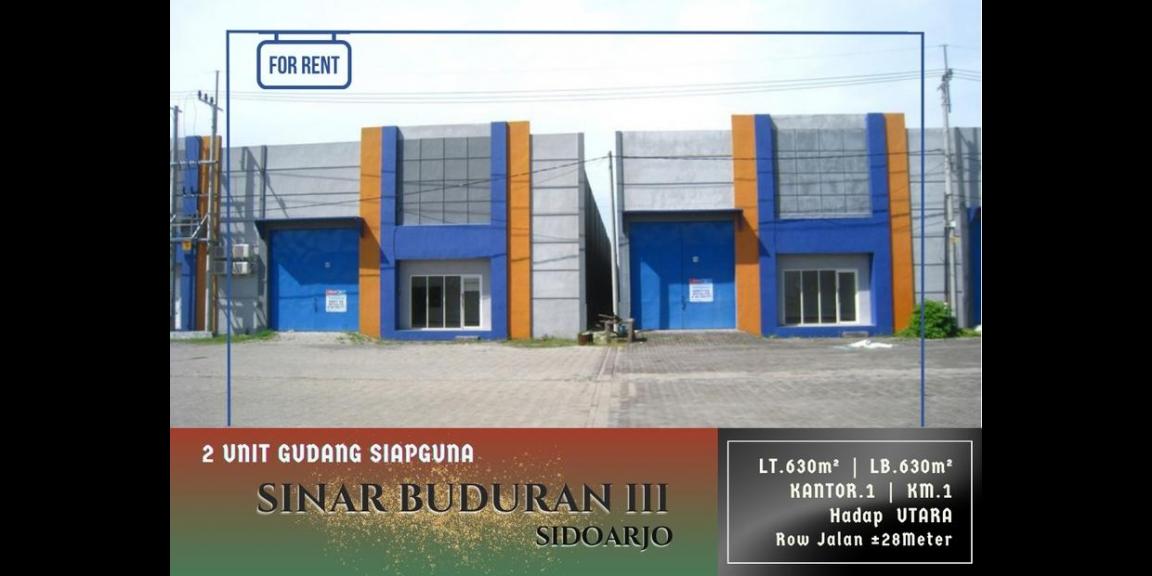 Gudang SiapGuna Sinar Buduran III - Buduran, Sidoarjo Gudang SiapGuna Sinar Buduran III - Buduran, Sidoarjo