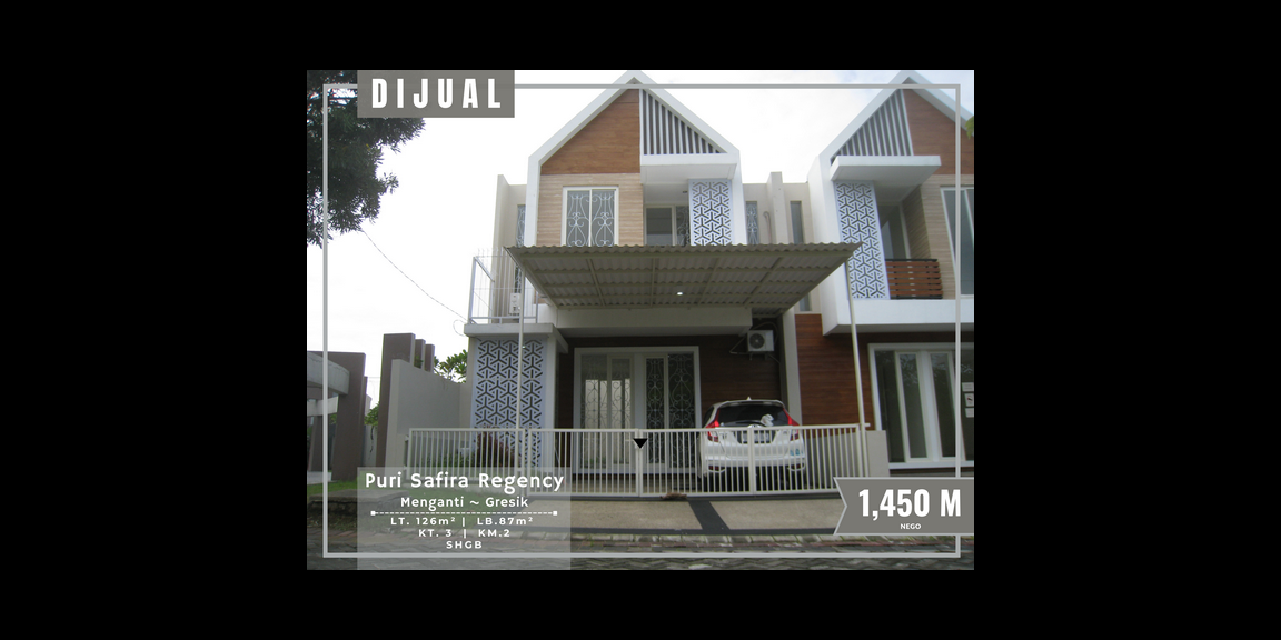 Rumah Puri Safira Regency ~ Menganti, Gresik | Baru dan Mempesona. Rumah Puri Safira Regency ~ Menganti, Gresik | Baru dan Mempesona.