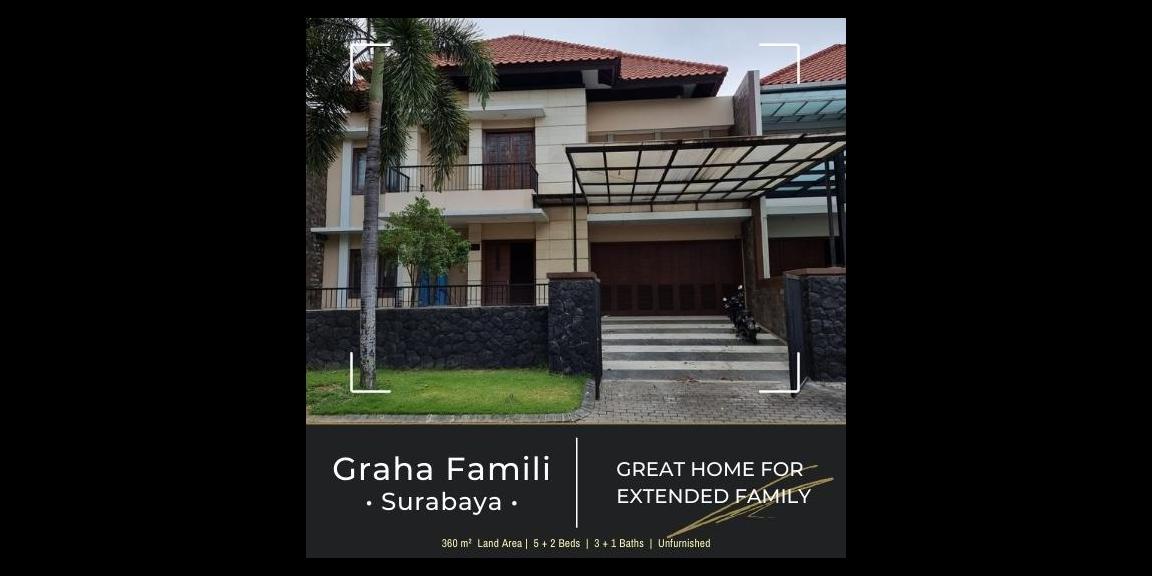 Rumah Graha Famili Surabaya | Great Home For Extended Family Rumah Graha Famili Surabaya | Great Home For Extended Family