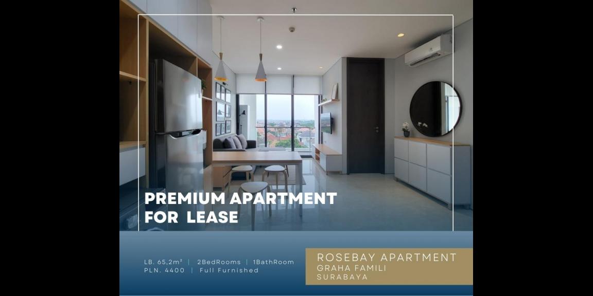 Apartemen Baru 2 kamar, The RoseBay Graha Famili - Surabaya. Apartemen Baru 2 kamar, The RoseBay Graha Famili - Surabaya.