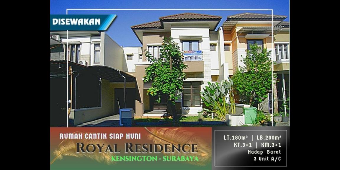Rumah Apik, Siap Huni Royal Residence, Kensington, Wiyung, Surabaya. Rumah Apik, Siap Huni Royal Residence, Kensington, Wiyung, Surabaya.