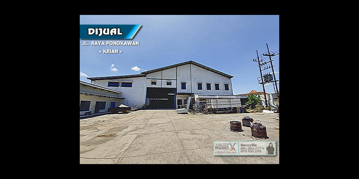 Industrial Buildings Raya Ponokawan, Krian, Sidoarjo - Nol Jalan Raya, Strategis. Industrial Buildings Raya Ponokawan, Krian, Sidoarjo - Nol Jalan Raya, Strategis.