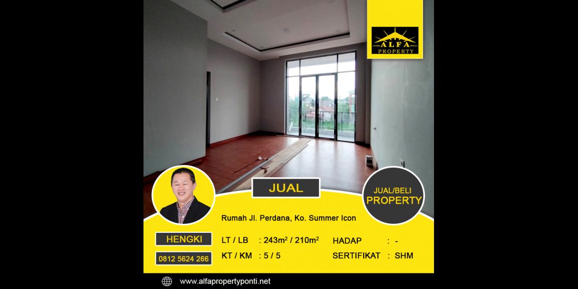 Rumah Komp. Summer Icon, Pontianak, Kalimantan Barat Rumah Komp. Summer Icon, Pontianak, Kalimantan Barat