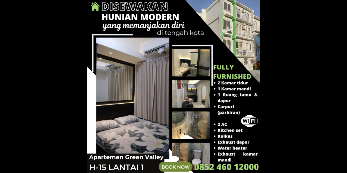Apartemen 2 kamar tidur fully furnished lantai 1 dekat proyek Pertamina Balikpapan Apartemen 2 kamar tidur fully furnished lantai 1 dekat proyek Pertamina Balikpapan