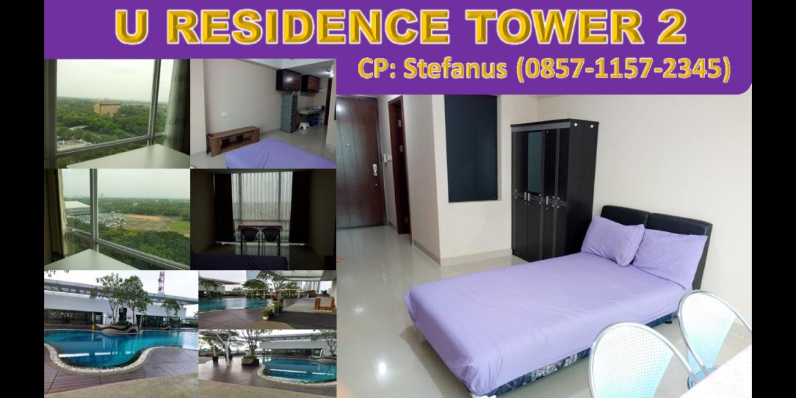 Dijual Apartemen U-Residence Tower 2 Lippo Karawaci, Tangerang Dijual Apartemen U-Residence Tower 2 Lippo Karawaci, Tangerang