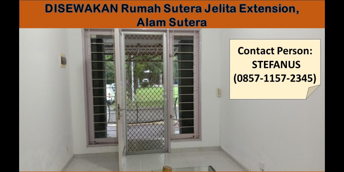 Disewakan Rumah Sutera Jelita Extension di Perumahan Alam Sutera, Tangerang Selatan Disewakan Rumah Sutera Jelita Extension di Perumahan Alam Sutera, Tangerang Selatan