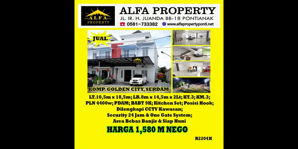 Dijual Rumah Golden City Kota Pontianak Dijual Rumah Golden City Kota Pontianak