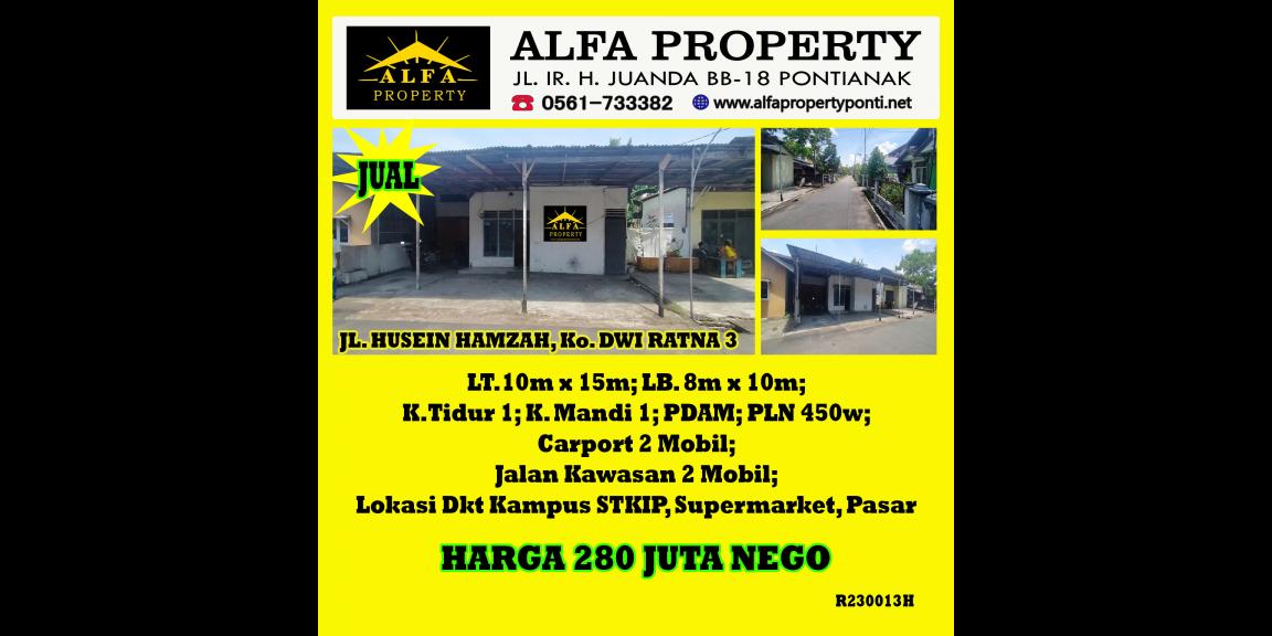 Rumah Dwi Ratna 3 Kota Pontianak Dijual Rumah Dwi Ratna 3 Kota Pontianak Dijual