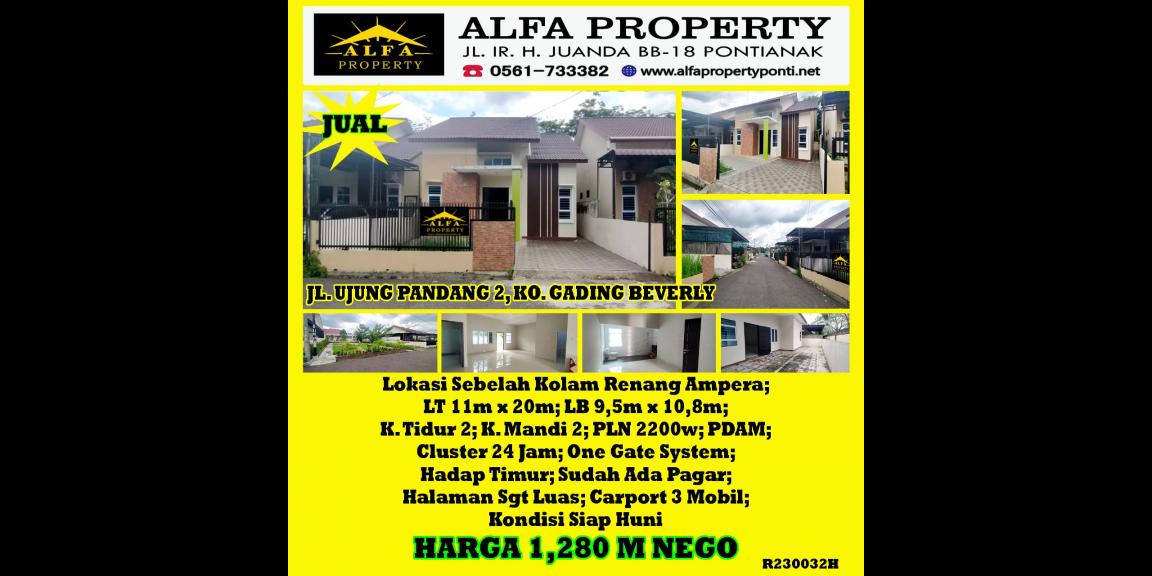 Rumah Gading Beverly Kota Pontianak Dijual Rumah Gading Beverly Kota Pontianak Dijual