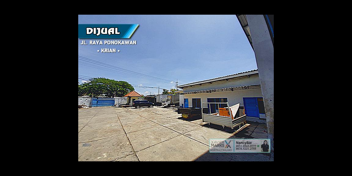 Industrial Buildings Raya Ponokawan, Krian, Sidoarjo - Nol Jalan Raya, Strategis. Industrial Buildings Raya Ponokawan, Krian, Sidoarjo - Nol Jalan Raya, Strategis.