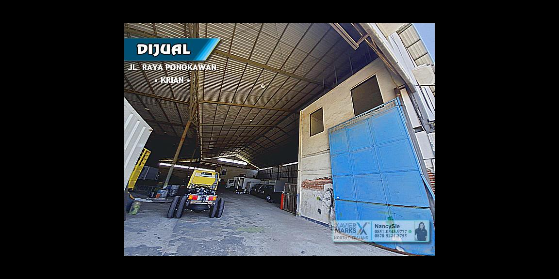 Industrial Buildings Raya Ponokawan, Krian, Sidoarjo - Nol Jalan Raya, Strategis. Industrial Buildings Raya Ponokawan, Krian, Sidoarjo - Nol Jalan Raya, Strategis.