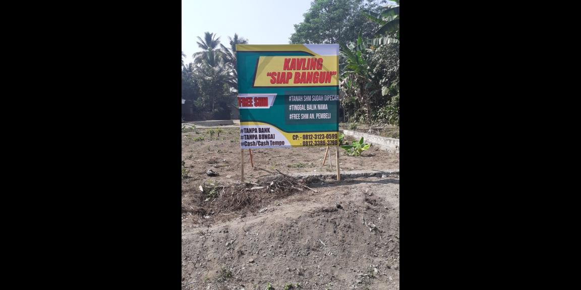 Kavling tampak depan Kavling tampak depan