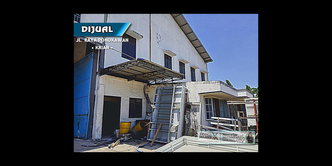 Industrial Buildings Raya Ponokawan, Krian, Sidoarjo - Nol Jalan Raya, Strategis. Industrial Buildings Raya Ponokawan, Krian, Sidoarjo - Nol Jalan Raya, Strategis.