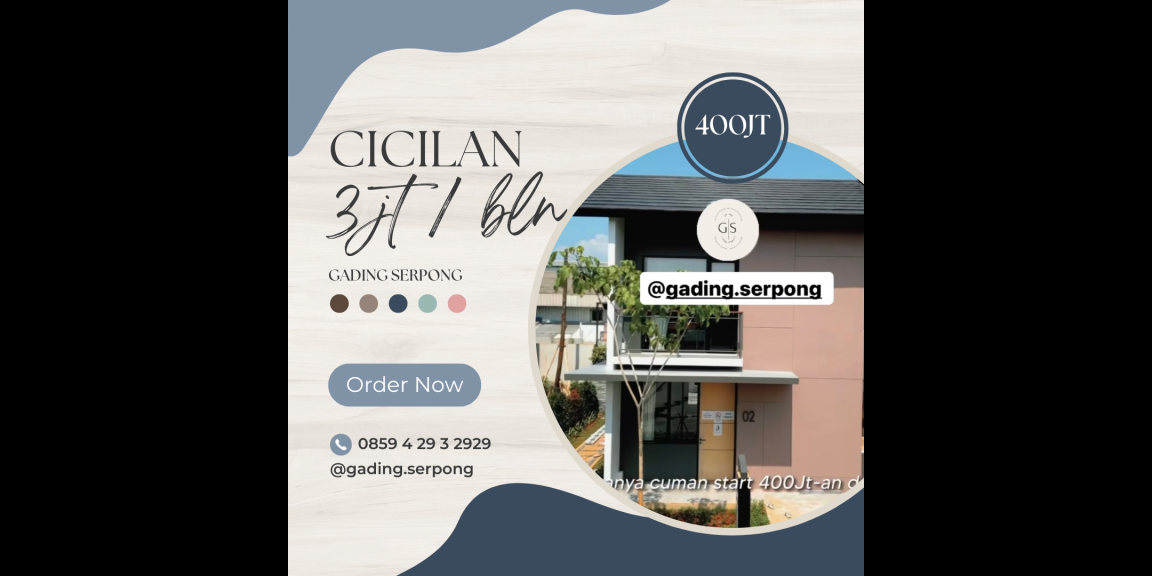 Rumah Murah Di Gading Serpong Harga 400 juta an Cicilan 3 Juta an / bulan Tanpa Dp Dp 0% Free Biaya KPR Rumah Murah Di Gading Serpong Harga 400 juta an Cicilan 3 Juta an / bulan Tanpa Dp Dp 0% Free Biaya KPR