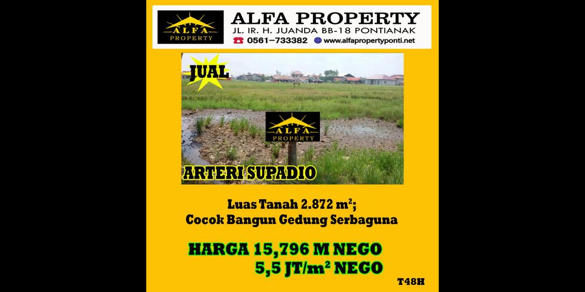 Tanah Dijual Arteri Supadio Kota Pontianak Tanah Dijual Arteri Supadio Kota Pontianak