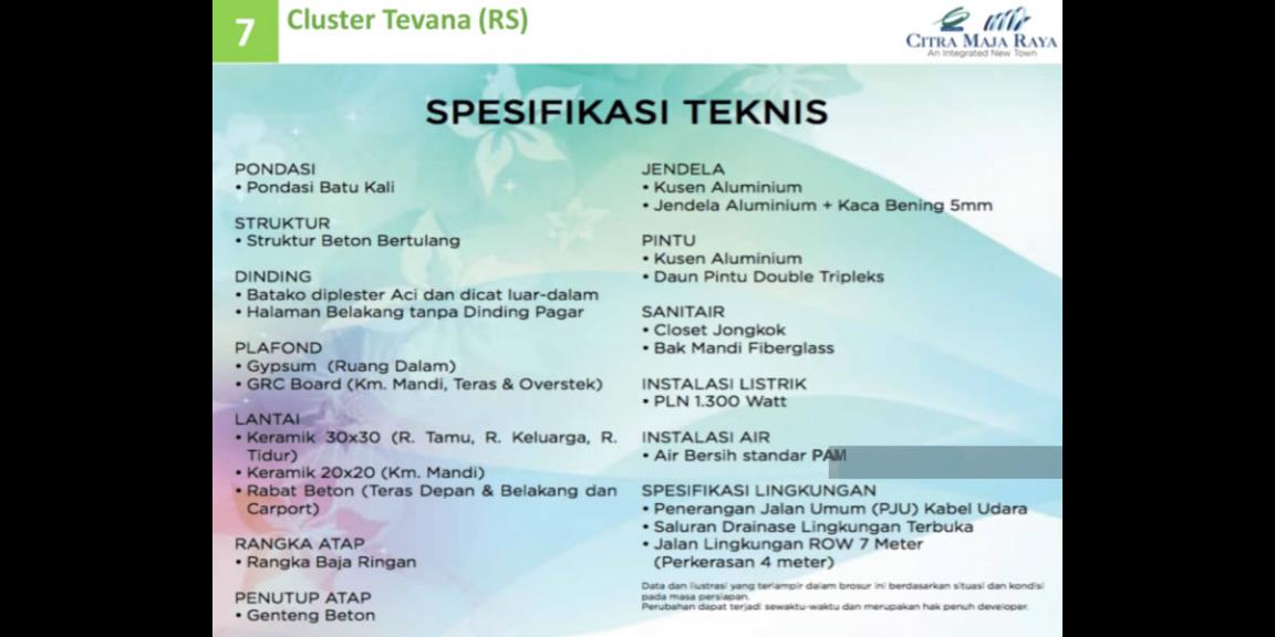 Dijual Citra Maja Raya. Tevana - Dravantie (SHM) Dijual Citra Maja Raya. Tevana - Dravantie (SHM)