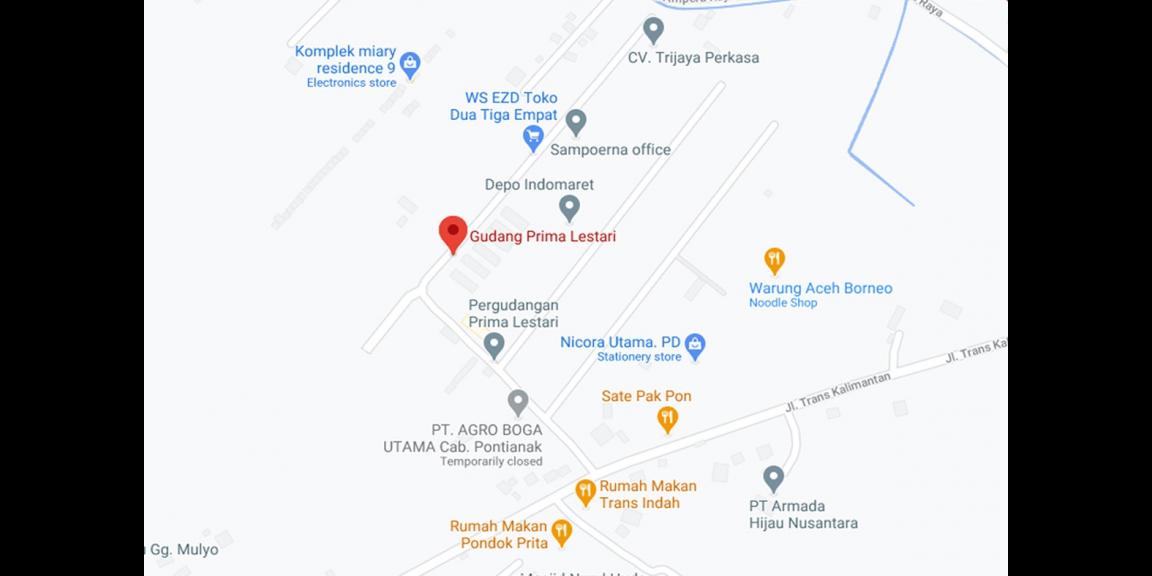 Gudang Prima Lestari, Pontianak, Kalimantan Barat Gudang Prima Lestari, Pontianak, Kalimantan Barat