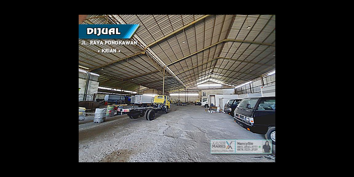 Industrial Buildings Raya Ponokawan, Krian, Sidoarjo - Nol Jalan Raya, Strategis. Industrial Buildings Raya Ponokawan, Krian, Sidoarjo - Nol Jalan Raya, Strategis.