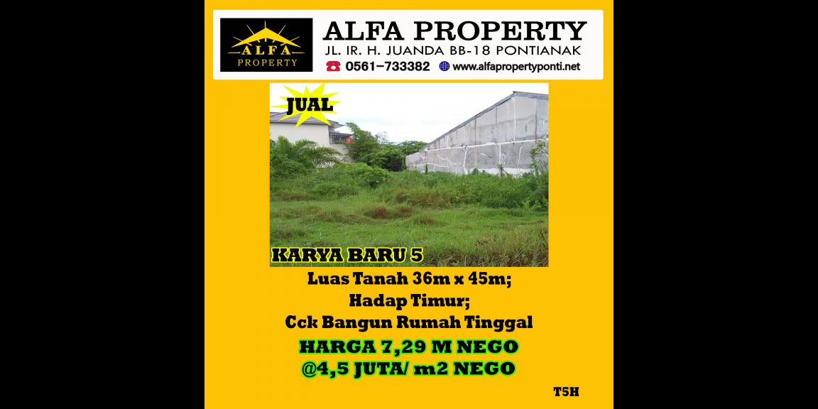 Tanah Dijual Jalan Karya Baru 5 Kota Pontianak Tanah Dijual Jalan Karya Baru 5 Kota Pontianak
